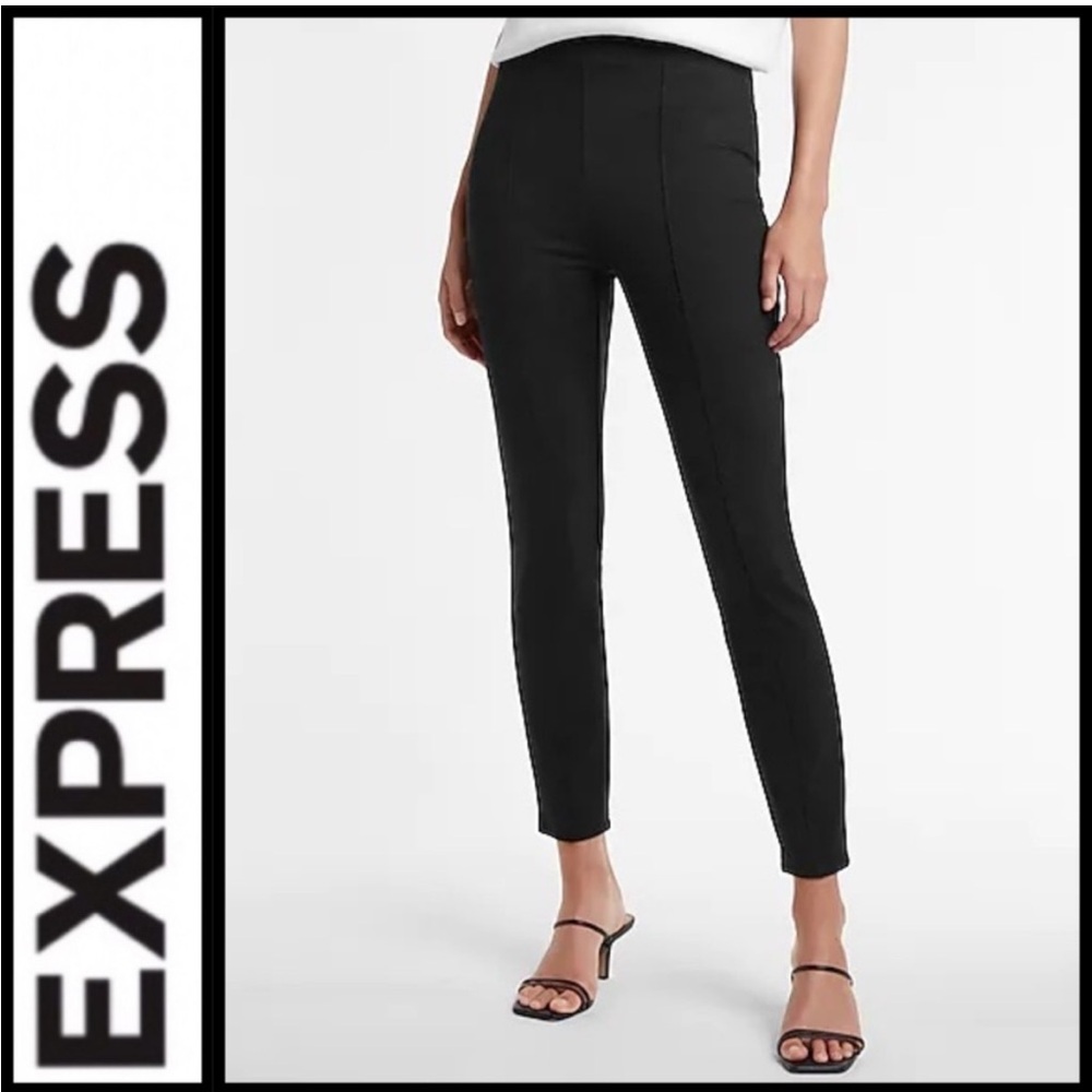 Express high waisted twill leggings